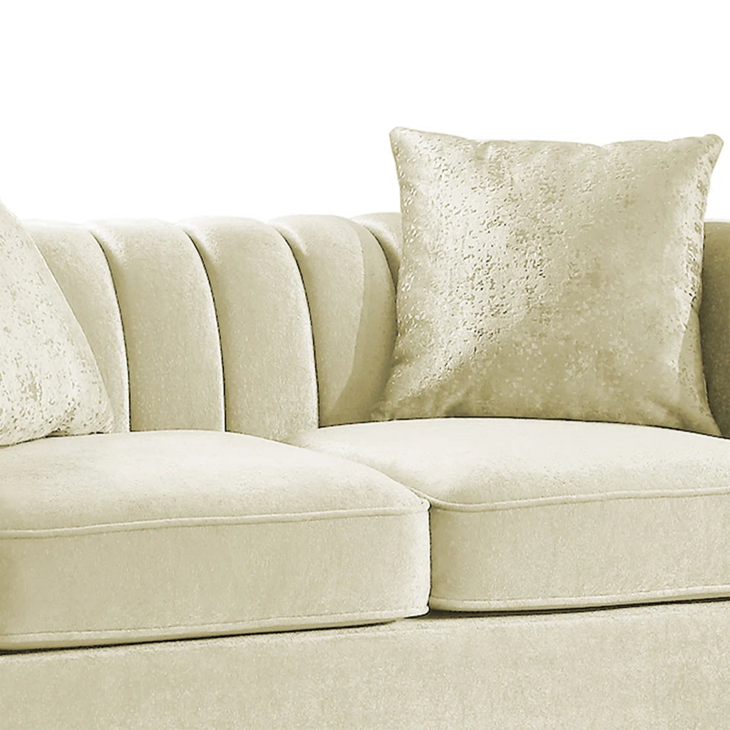 Arron Velvet Living Room Set
